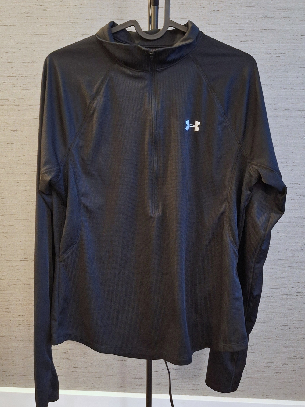 Under Armour Black Half-Zip Lightweight Training Top